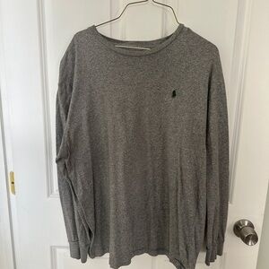 Polo by Ralph Lauren Charcoal Long Sleeve Tee